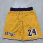 Lakers retro yellow pocket ball pants