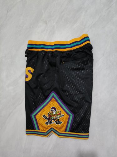 NHL Ice Hockey Duck Black Pocket Ball Pants