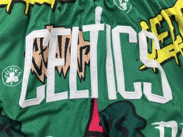 Pocket pants Celtic graffiti green