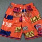 Pocket pants Knicks graffiti orange