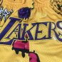 Pocket pants Lakers graffiti yellow