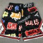 Pocket pants, bull graffiti, black