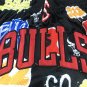 Pocket pants, bull graffiti, black