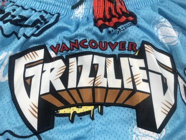 Pocket pants, Grizzly graffiti, blue