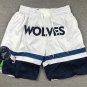Pocket Timberwolves Regular White Pants