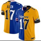 2026 Josh Allen #17 Wyoming Cowboys Split Vapor Stitched