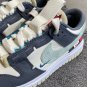 wentyAuthentic half size  Air Dunk Jumbo gray beige anti slip  w