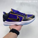 Zoom Kobe 5 Protro Lakers Lakers Championship Low cut Practical Basketball Sh