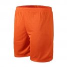 Men's Basketball Football Training Casual Sport Shorts Orange