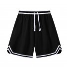 Men's Basketball Running Gym Breathable Sport Shorts Black