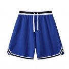 Men's Basketball Running Gym Breathable Sport Shorts Blue
