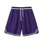 Men's Basketball Running Gym Breathable Sport Shorts Purple