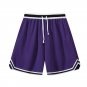Men's Basketball Running Gym Breathable Sport Shorts Purple