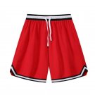 Men's Basketball Running Gym Breathable Sport Shorts Shorts Red