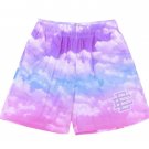 men's basketball shorts fitness workout mesh shorts blue purple pink