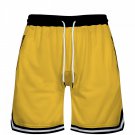 Men's Basketball Shorts Mesh Quick Dry Gym Shorts Yellow