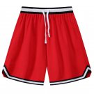 Men's Basketball Shorts Quick-dry Gym Shorts Red