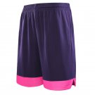 Men's Basketball Shorts Running loose Breathable Shorts Purple