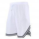 Men's Basketball Shorts Training Drawstring Shorts White
