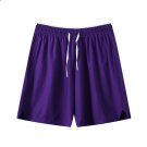 Men's Breathable Basketball Short Sports Workout Running Short Pant Purple Men's Breathable Basketball Short Sports Workout Running Short Pant Purple