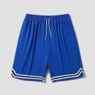 Men's Breathable Running Training Basketball 5 Point Pants Blue Men's Breathable Running Training Basketball 5 Point Pants Blue