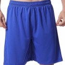 Men's Breathable Sports Mid Waist Shorts Blue
