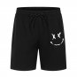 Men's Elastic Drawstring Basketball Sport Shorts Black
