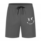 Men's Elastic Drawstring Basketball Sport Shorts dark grey Men's Elastic Drawstring Basketball Sport Shorts dark grey