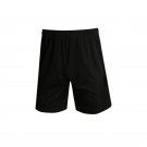 Men's Elastic Running Sports Shorts Black