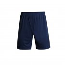 Men's Elastic Running Sports Shorts Navy Blue