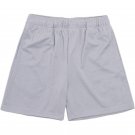 Men's Fitness Breathable Sports Basketball Shorts gray