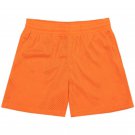 Men's Fitness Breathable Sports Basketball Shorts Orange