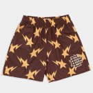 Men's Fitness Sports Workout Mesh basketball Shorts Brown Men's Fitness Sports Workout Mesh basketball Shorts Brown