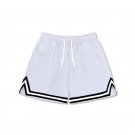 Men's Gym Exercise Jogging Sport Basketball Shorts White Men's Gym Exercise Jogging Sport Basketball Shorts White