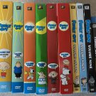 Family Guy vol. 1 2 3 4 5 6 7 8 9 DVD & It's a Trap Blu-ray Lot. VG, Slipcovers