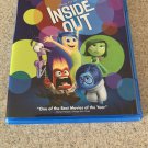 Inside Out (Blu-ray DVD, 2015, 3-Disc Set) VG, Disney, Pixar, Lava