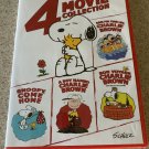 Peanuts 4-Movie Collection (DVD, 2016) Snoopy Come Home, Boy Named Charlie Brown