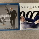 Quantum of Solace & Skyfall LN Blu-ray Lot. James Bond, Daniel Craig, Slipcover Quantum of Solace & Skyfall LN Blu-ray Lot. James Bond, Daniel Craig, Slipcover