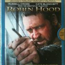 Robin Hood (Blu-ray Disc, 2010, 2-Disc Set, Unrated Director's Cut) w  Slipcover