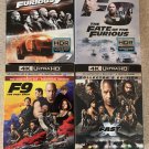 The Fast and the Furious 7 8 9 10 Lot (4K Ultra HD Blu-Ray) Fate of, F9 Saga X The Fast and the Furious 7 8 9 10 Lot (4K Ultra HD Blu-Ray) Fate of, F9 Saga X