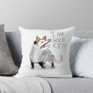 _i Am Good Kitty_ Design Pillow