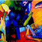 _improvisation 4_ _ Wassily Kandinsky Abstract Art Pillow
