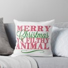 _merry Christmas Ya Filthy Animal_ From Home Alone Pillow