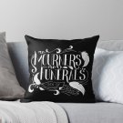 _no Mourners_ No Funerals_ Typography Pillow