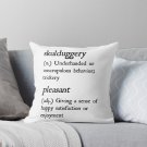 _skulduggery Pleasant_ Definition (black) Pillow