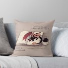 _there's Always A Home To Be Found Inside A Good Book_ Dragon Pillow