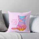 _your Best Is Enough_ Sunset Cat Pillow