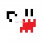 8 Bit Ghost Pillow