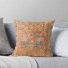 16th Century Persian Carpet Print Pillow