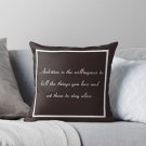 30 Rock Inspired Brown Tv Show Jack Donaghy Quote, Ambition Pillow